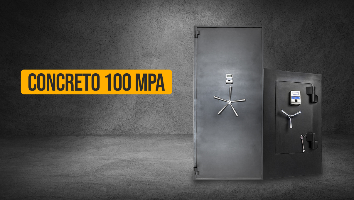 Vantagens do Concreto de 100 MPa na Construção de Cofres, Portas Fortes e Bunkers Blindados.
