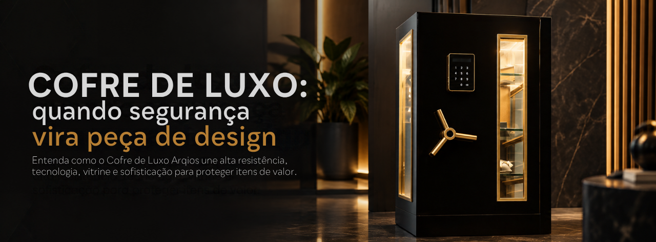 Cofre de luxo: quando segurança vira peça de design