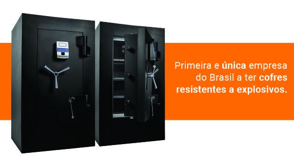 Linha Infinity: primeiro cofre do Brasil resistente a explosivo